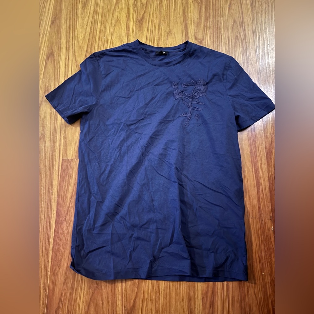 Express Dark Blue Short Sleeve Tee size small women’s